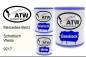 Preview: Mercedes-Benz, Schottisch Weiss, 9217: 1L Lackdose + 1L Klarlack + 500ml Härter - Set, von ATW Autoteile West.